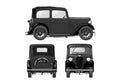 Blueprint austin seven aca pearl cabriolet 1937 01 A4 Photo Print