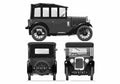 Blueprint austin seven ag tourer 1931 01 A4 Photo Print