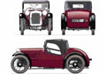 Blueprint austin seven nippy 1936 41925 A4 Photo Print