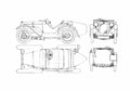 Blueprint austin ulster 01 A4 Photo Print