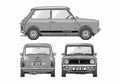 Blueprint bl mini 1275 gt 1974 01 A4 Photo Print