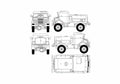Blueprint chevrolet cmp c15a no 13 cab water tank 86436 A4 Photo Print