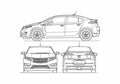 Blueprint chevrolet volt 2011 47980 A4 Photo Print