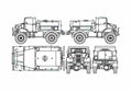 Blueprint cmp chevrolet c15a watertank no 11 cab 86428 A4 Photo Print