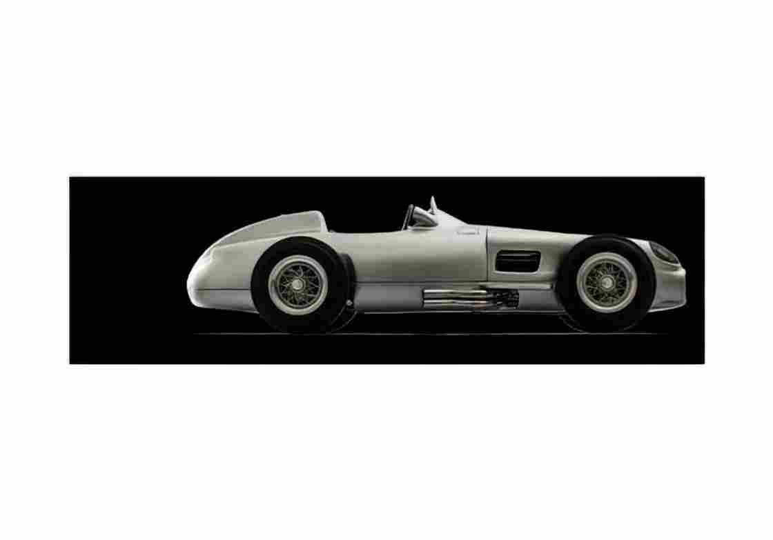 Blueprint mercedes w196 A4 Photo Print