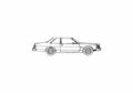 Blueprint pontiac bonneville coupe 1978 01 A4 Photo Print