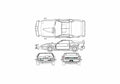 Blueprint pontiac firebird kitt knight 2000 01 A4 Photo Print