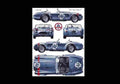 Blueprint shelby cobra 289 01 A4 Photo Print