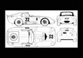Blueprint shelby daytona cobra coupe 01 A4 Photo Print