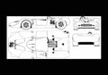 Blueprint shelby king cobra 01 A4 Photo Print