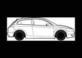 Blueprint volvo c30 2007 02 01 01 A4 Photo Print