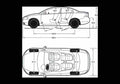 Blueprint volvo c70 2007 2 01 01 A4 Photo Print