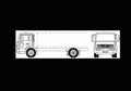 Blueprint volvo fl6 2 01 01 A4 Photo Print
