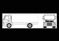 Blueprint volvo fm12 4x2 01 01 A4 Photo Print