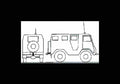 Blueprint volvo l3314 ht 01 01 01 A4 Photo Print
