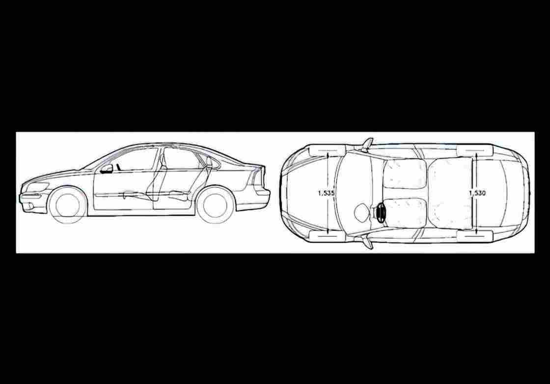Blueprint volvo s40 2006 01 01 A4 Photo Print