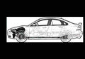 Blueprint volvo s40 t5 2005 01 01 A4 Photo Print