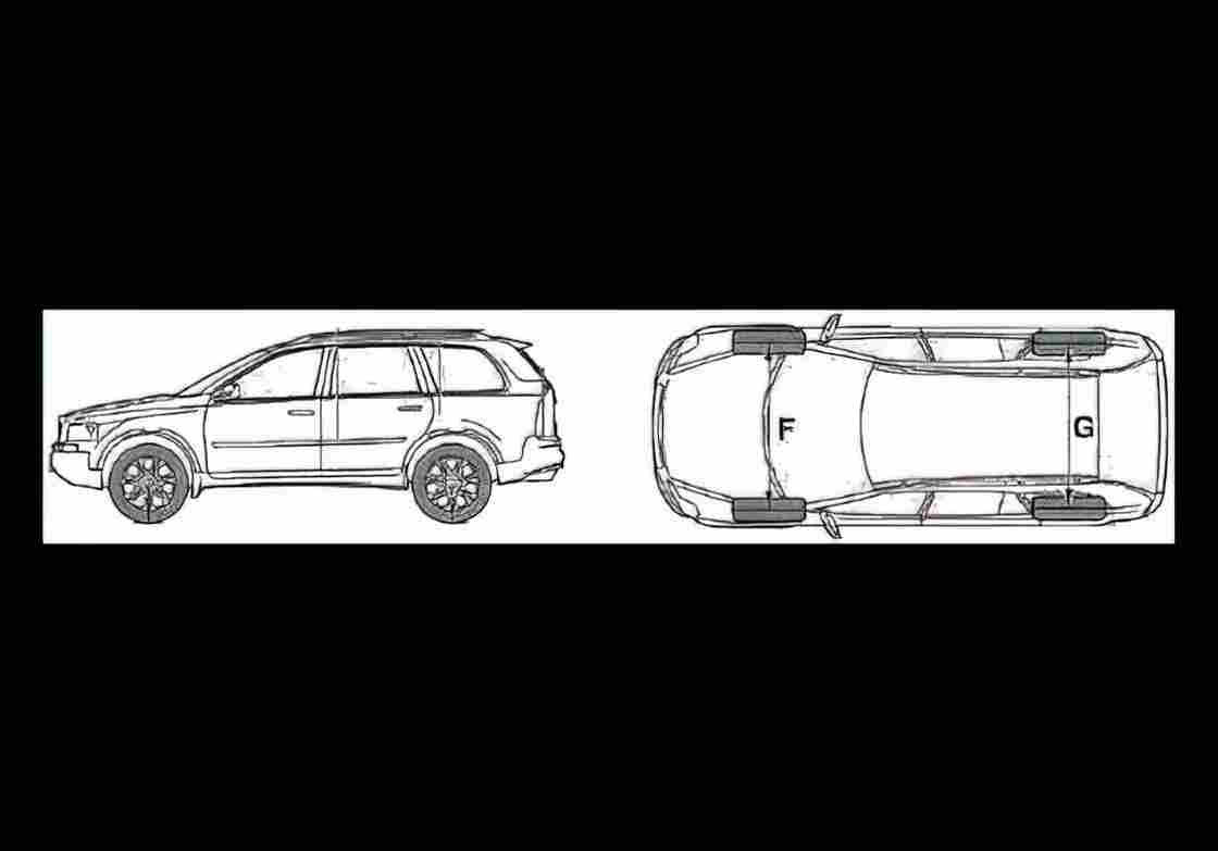 Blueprint volvo xc90 2008 01 01 A4 Photo Print