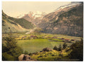 Blumlisalp mountain group Bernese Oberland Vintage A4 Photo Print