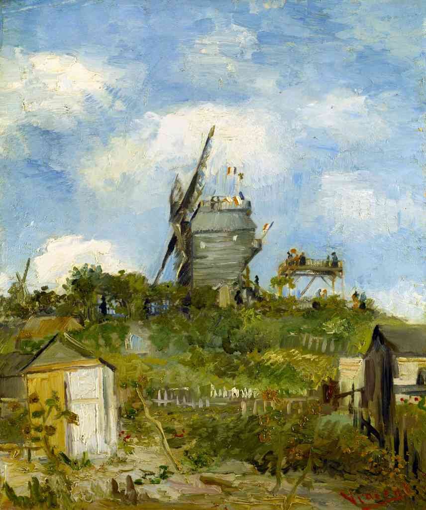 Blut Fin Windmill Van Gogh A4 Photo Print
