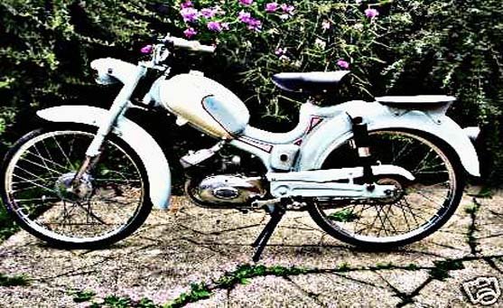 Bm Bonvicini motorbike A4 Photo Print