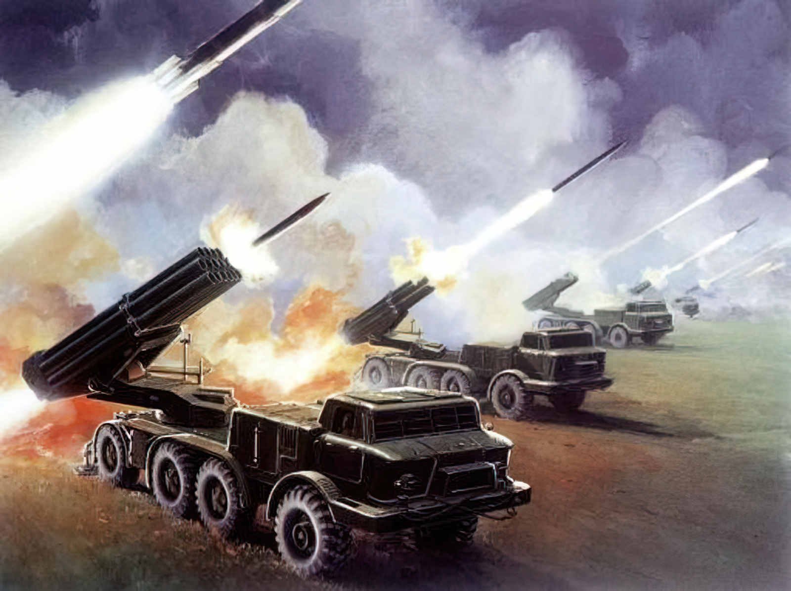 Bm27 Uragan Hurricane 9p140 2 (2) Military A4 Photo Print