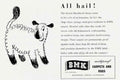 Bmk Sheep Carpet Vintage Retro Advert Poster A4 Photo Print