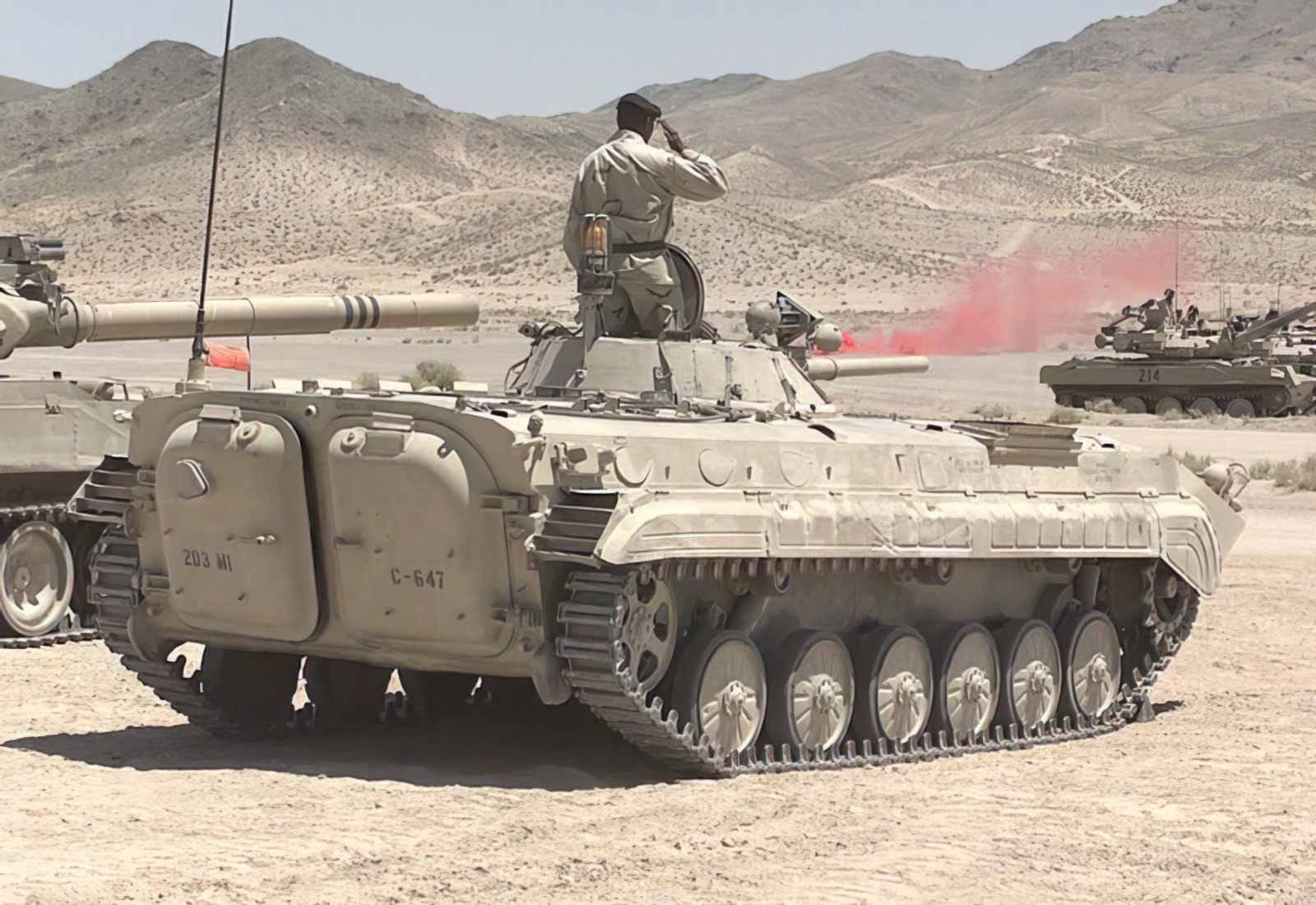 Bmp 2 Infantry Fighting Vehicle 2 (2) Military A4 Photo Print