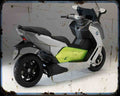 Bmw C Evolution 3 Motorbike Vintage Aged A4 Photo Print