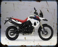 Bmw F 800 Gs Special 2 Motorbike Vintage Aged A4 Photo Print