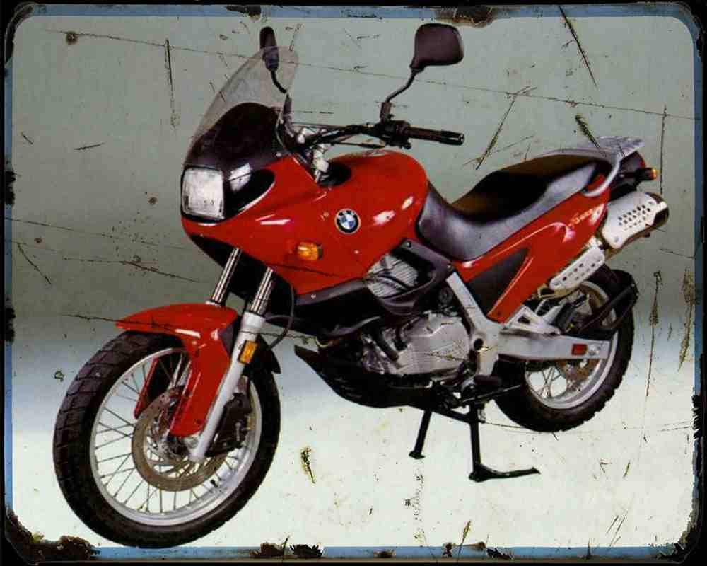 Bmw F650 97 3 Motorbike Vintage Aged A4 Photo Print