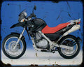 Bmw F650Gs 04 1 Motorbike Vintage Aged A4 Photo Print
