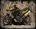 Bmw F800Gs 08 B Motorbike Vintage Aged A4 Photo Print