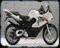 Bmw F800St 11 4 Motorbike Vintage Aged A4 Photo Print