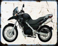 Bmw G650Gs Motorbike Vintage Aged A4 Photo Print
