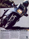 Bmw K 1200lt Vintage Retro Advert Ads A4 Photo Print