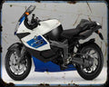 Bmw K 1300S Dynamic Package Motorbike Vintage Aged A4 Photo Print
