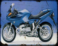 Bmw K1200Lt 04 Motorbike Vintage Aged A4 Photo Print
