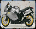 Bmw K1200S 07 2 Motorbike Vintage Aged A4 Photo Print