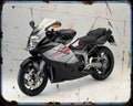 Bmw K1300S 09 Motorbike Vintage Aged A4 Photo Print