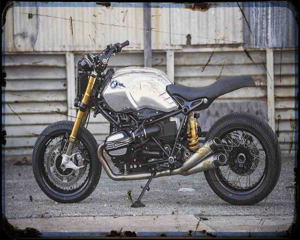 Bmw Kh9 Rninet 4 Motorbike Vintage Aged A4 Photo Print