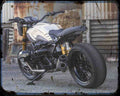 Bmw Kh9 Rninet 5 Motorbike Vintage Aged A4 Photo Print