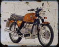 Bmw R 100 7 Motorbike Vintage Aged A4 Photo Print