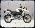 Bmw R 1200 Gs 10 3 Motorbike Vintage Aged A4 Photo Print