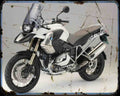 Bmw R 1200Gs Special 1 Motorbike Vintage Aged A4 Photo Print