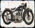 Bmw R 16 Motorbike Vintage Aged A4 Photo Print
