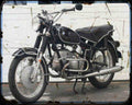 Bmw R 50Us Motorbike Vintage Aged A4 Photo Print