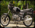 Bmw R 80R 93 Motorbike Vintage Aged A4 Photo Print