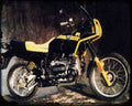 Bmw R100Gs 90 2 Motorbike Vintage Aged A4 Photo Print
