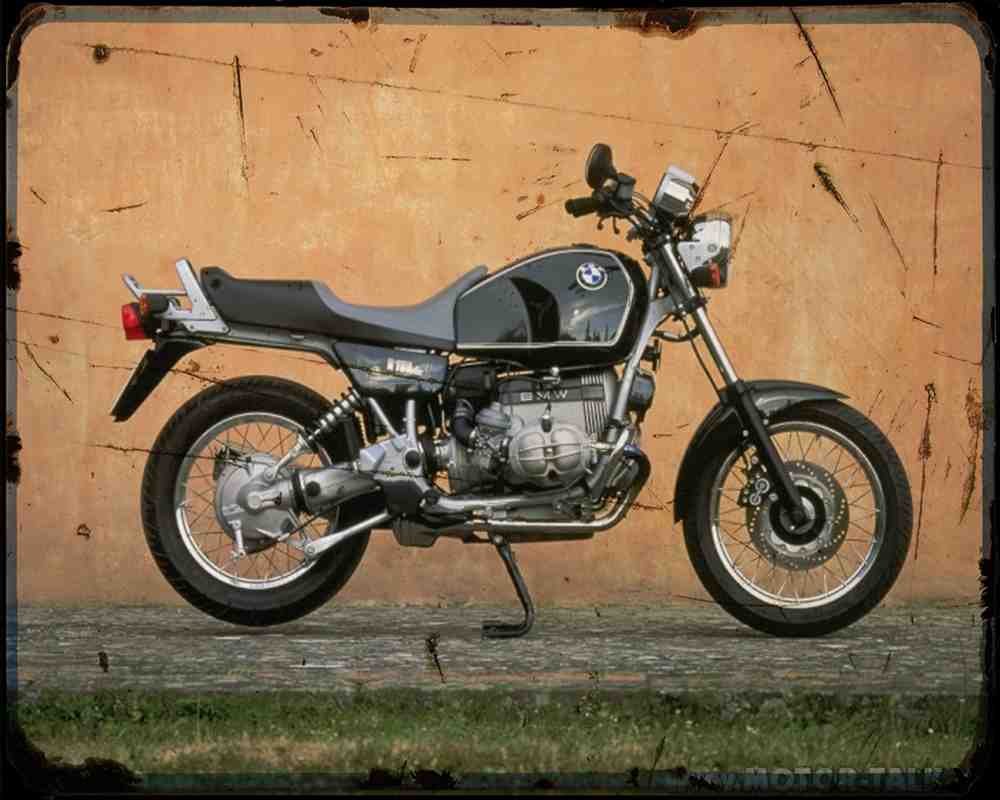 Bmw R100R 92 1 Motorbike Vintage Aged A4 Photo Print